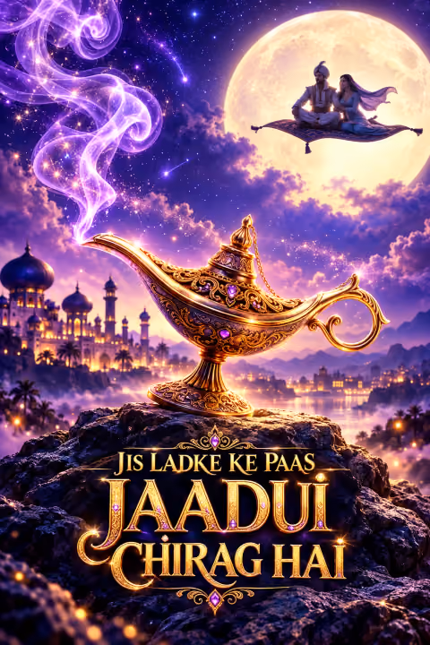 Jis Ladke Ke Paas Jaadui Chirag Hai का पोस्टर